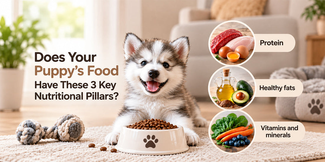 Does Your Puppy’s Food Have These 3 Key Nutritional Pillars?