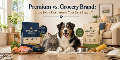 Premium vs. Grocery Brand Is the Extra Cost Worth Your Pet’s Health