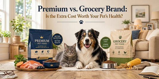 Premium vs. Grocery Brand Is the Extra Cost Worth Your Pet’s Health