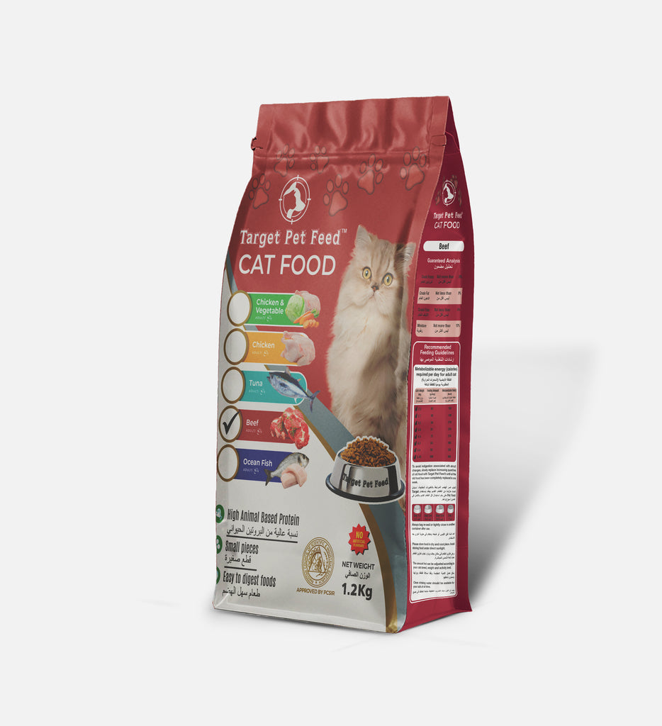 Cat Food Beef 1.2 Kg