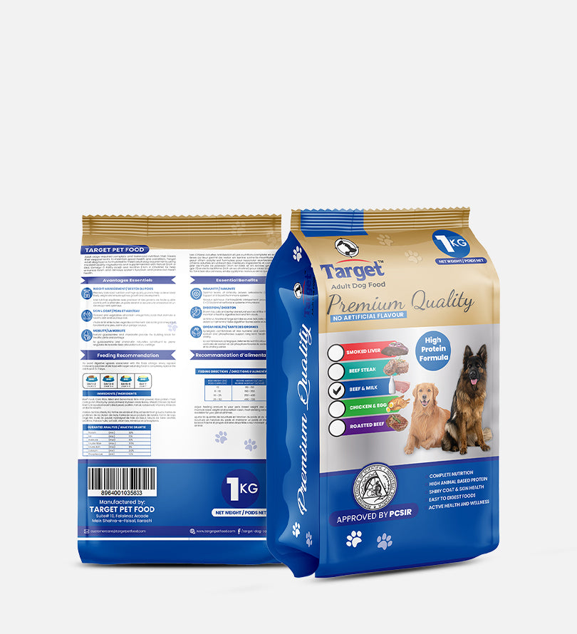 Dog Food Beef & Milk
