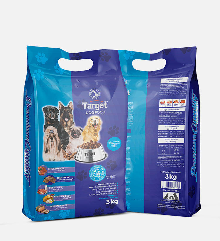 Target Dog Food Beef Steak 3 Kg