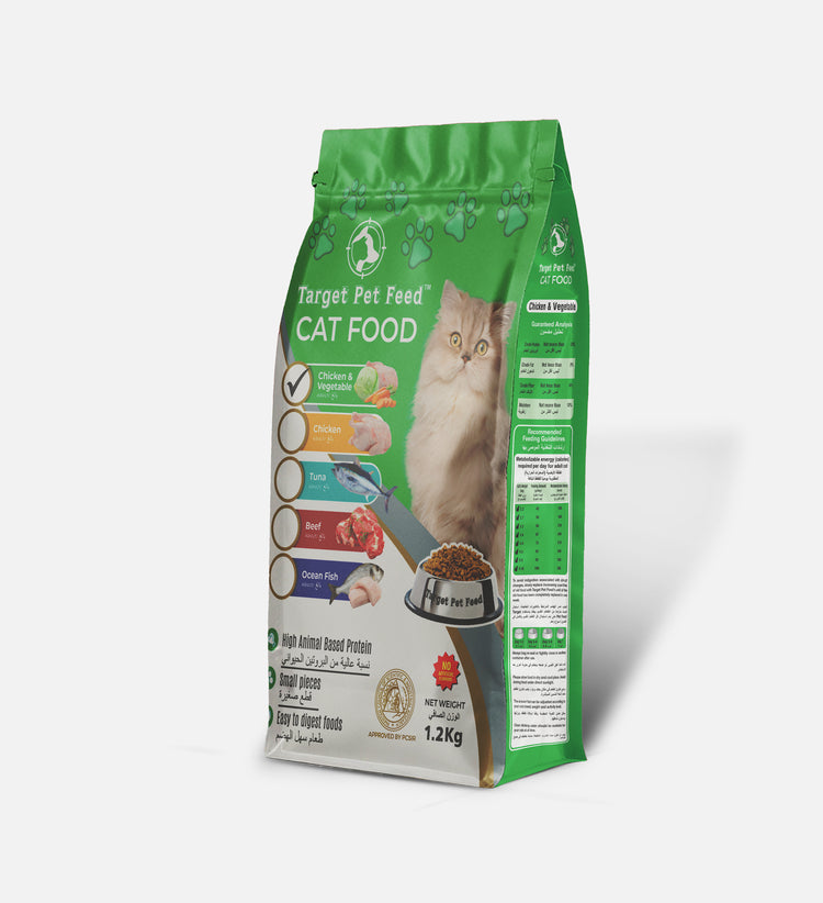 Chicken & Vegetable Cat Food 1.2 Kg